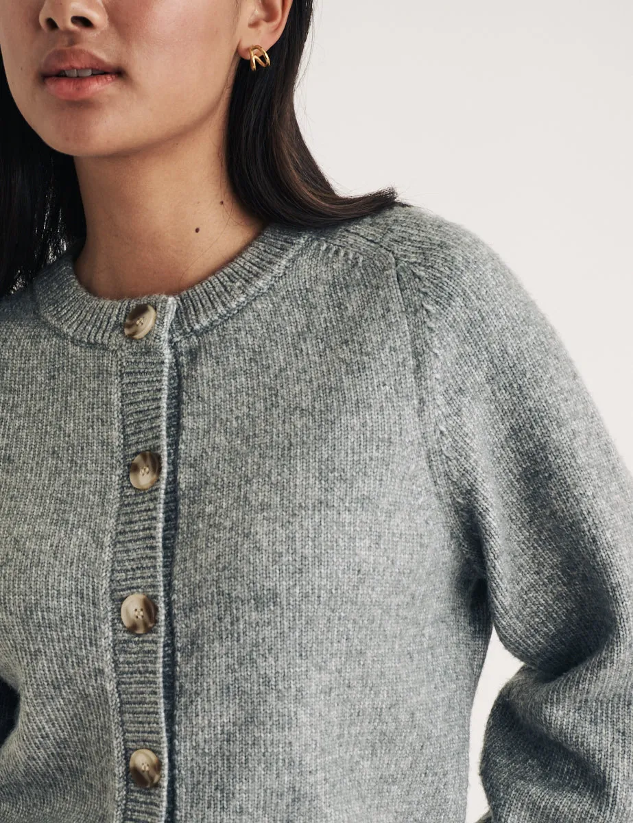 Grey Knitted Cardigan sold by Nobody's Child product image thumbnail 2
