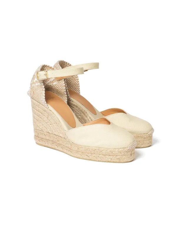 Cream Castaner Chiarita Espadrilles sold by Nobody's Child