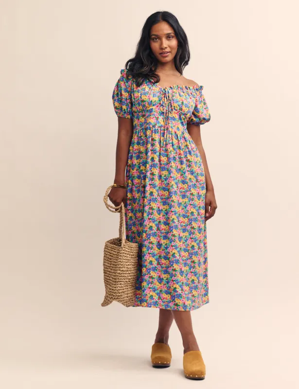 Floral Genevieve Midi Dress sold by Nobody's Child