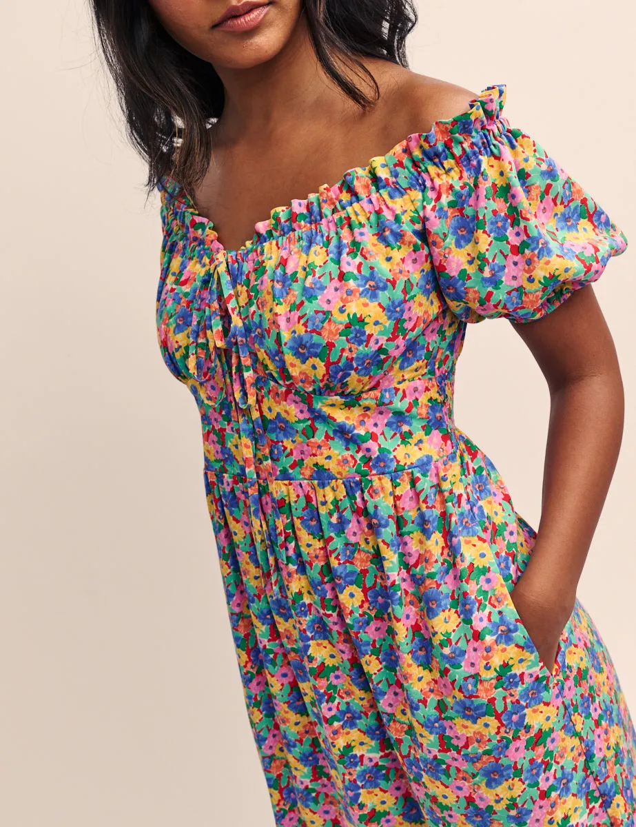 Floral Genevieve Midi Dress sold by Nobody's Child product image thumbnail 2