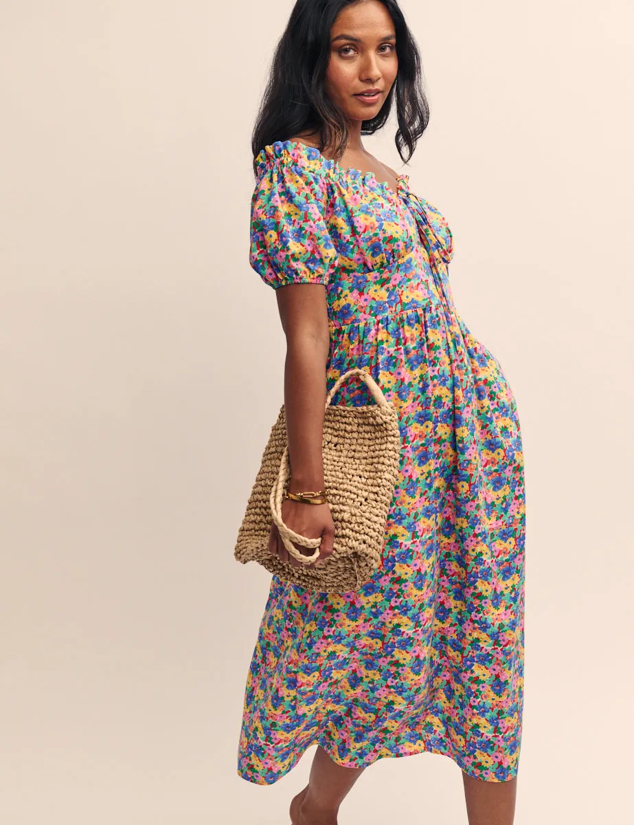 Floral Genevieve Midi Dress sold by Nobody's Child product image thumbnail 3