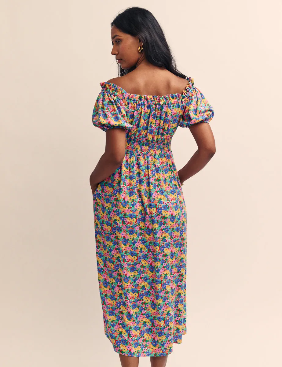Floral Genevieve Midi Dress sold by Nobody's Child product image thumbnail 4