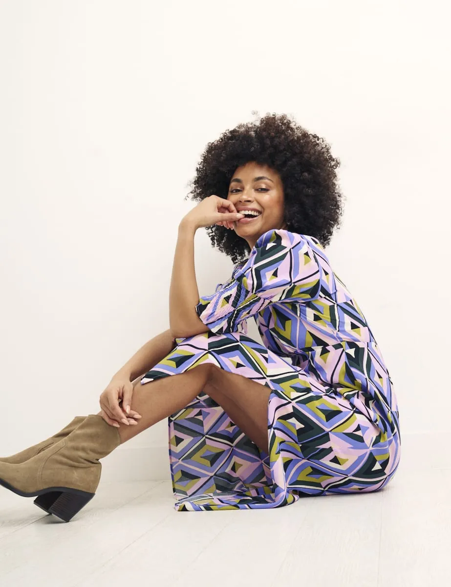 Sabrina Geo Luna Midi Dress sold by Nobody's Child product image thumbnail 2