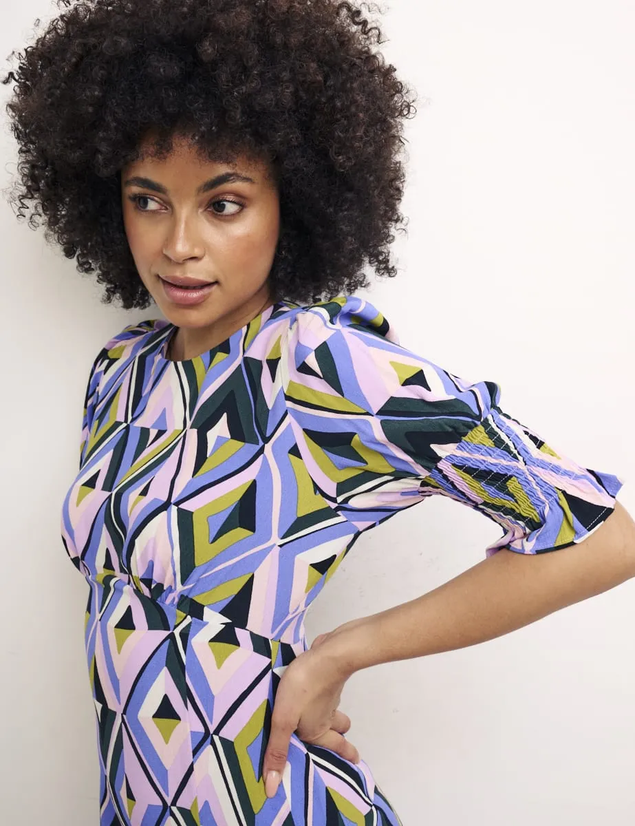 Sabrina Geo Luna Midi Dress sold by Nobody's Child product image thumbnail 3