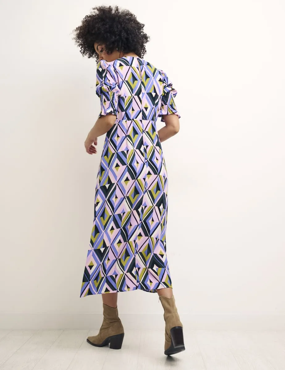 Sabrina Geo Luna Midi Dress sold by Nobody's Child product image thumbnail 4