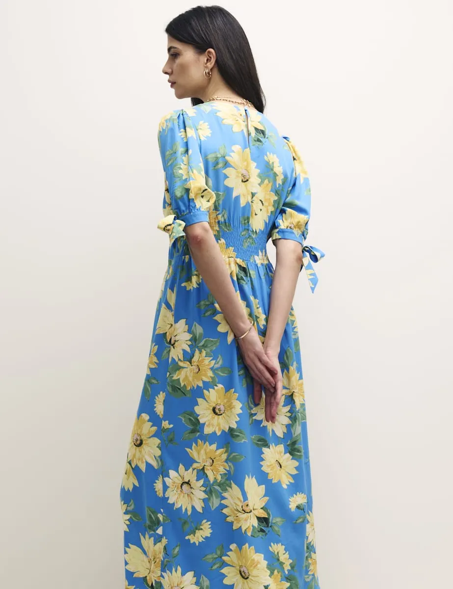 Petite Sunflower Floral Esme Midi Dress sold by Nobody's Child product image thumbnail 3