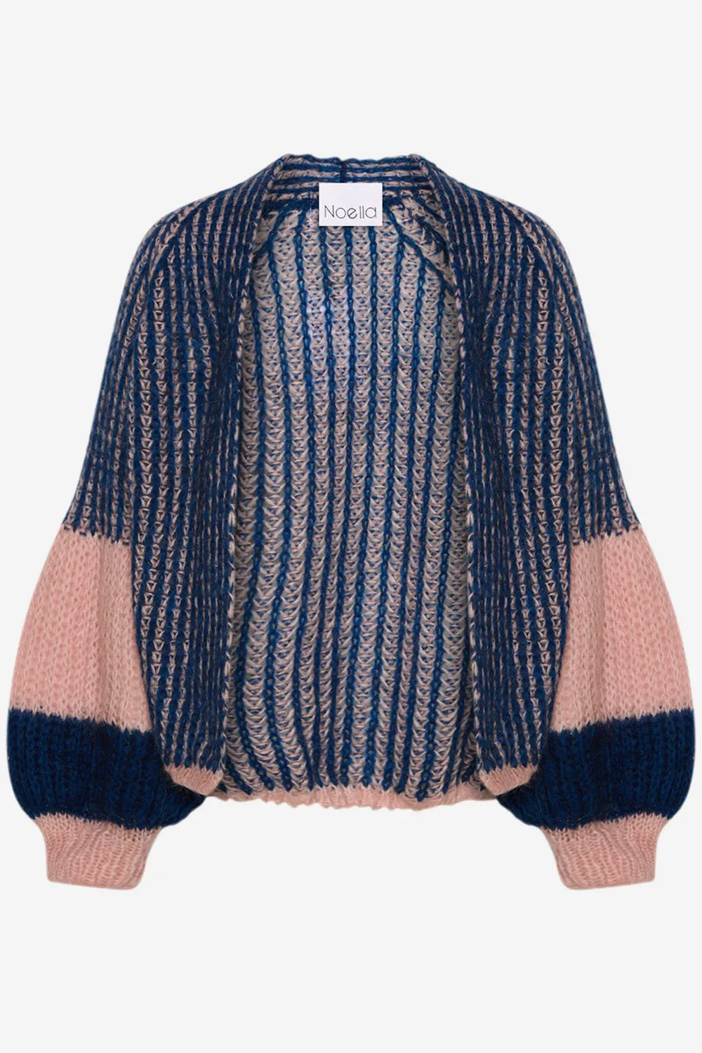 Liana Knit Cardigan Rose/Navy sold by Noella Fashion
