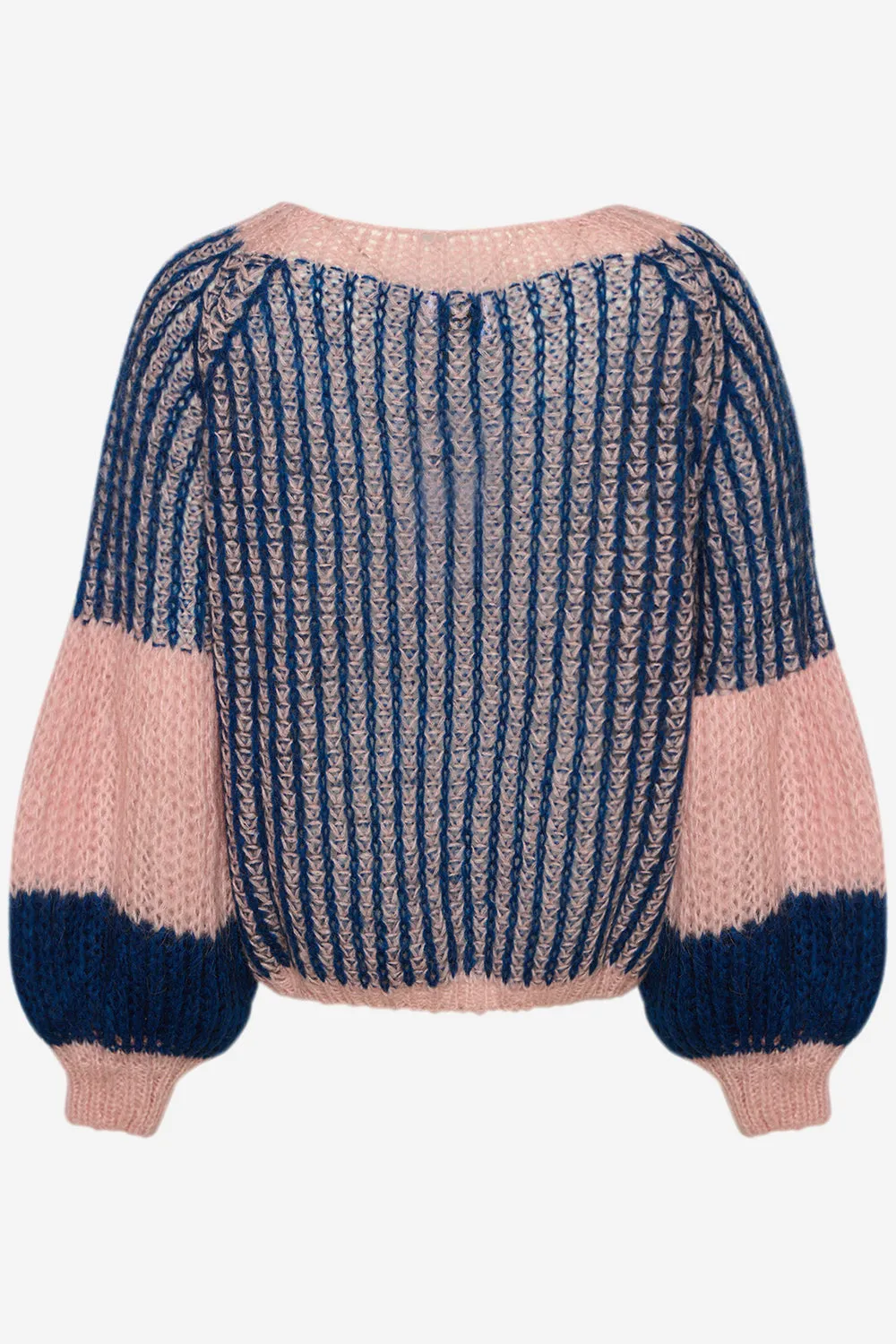 Liana Knit Cardigan Rose/Navy sold by Noella Fashion product image thumbnail 3