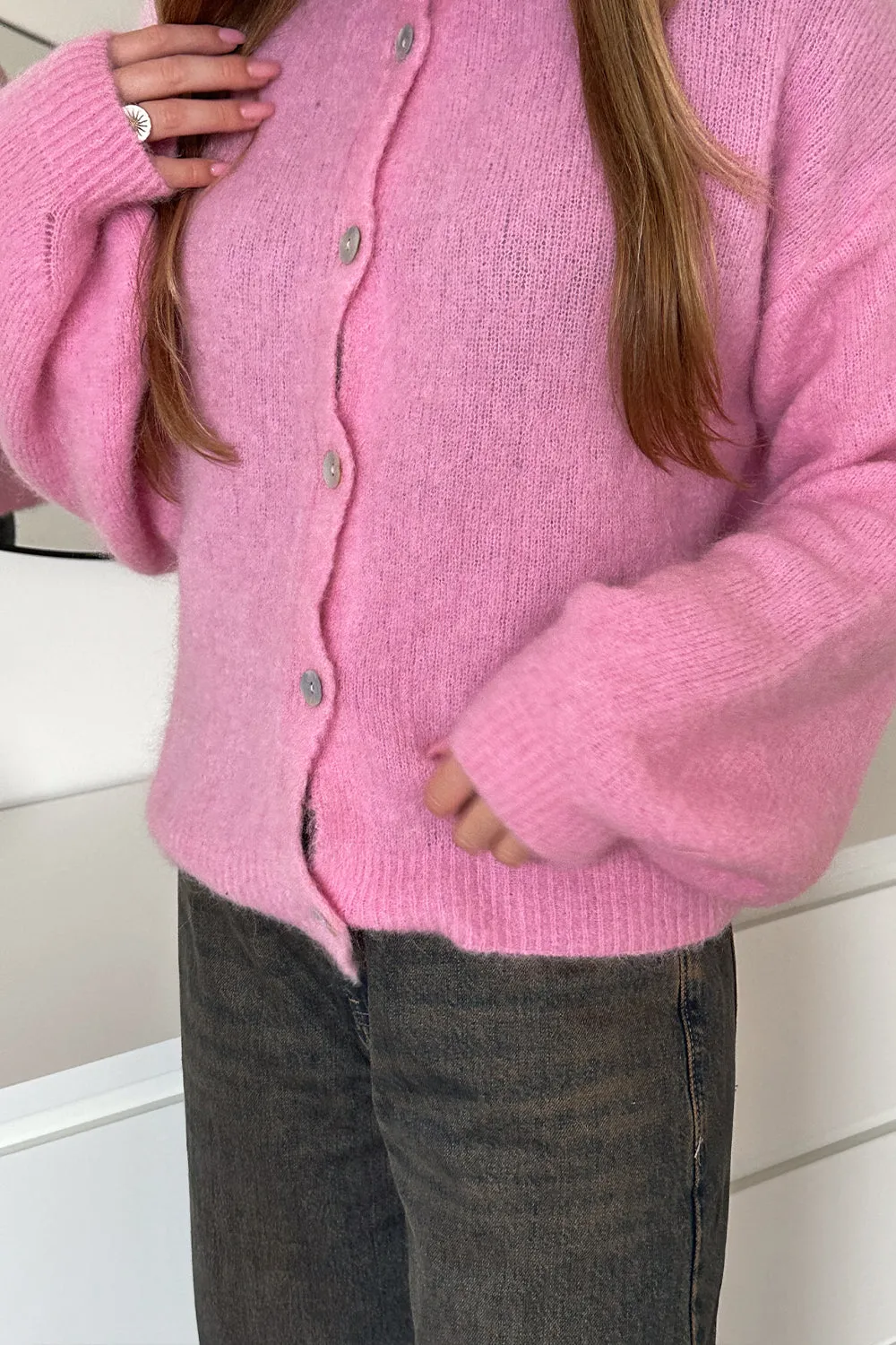 Kae Knit Cardigan Blush sold by Noella Fashion product image thumbnail 5