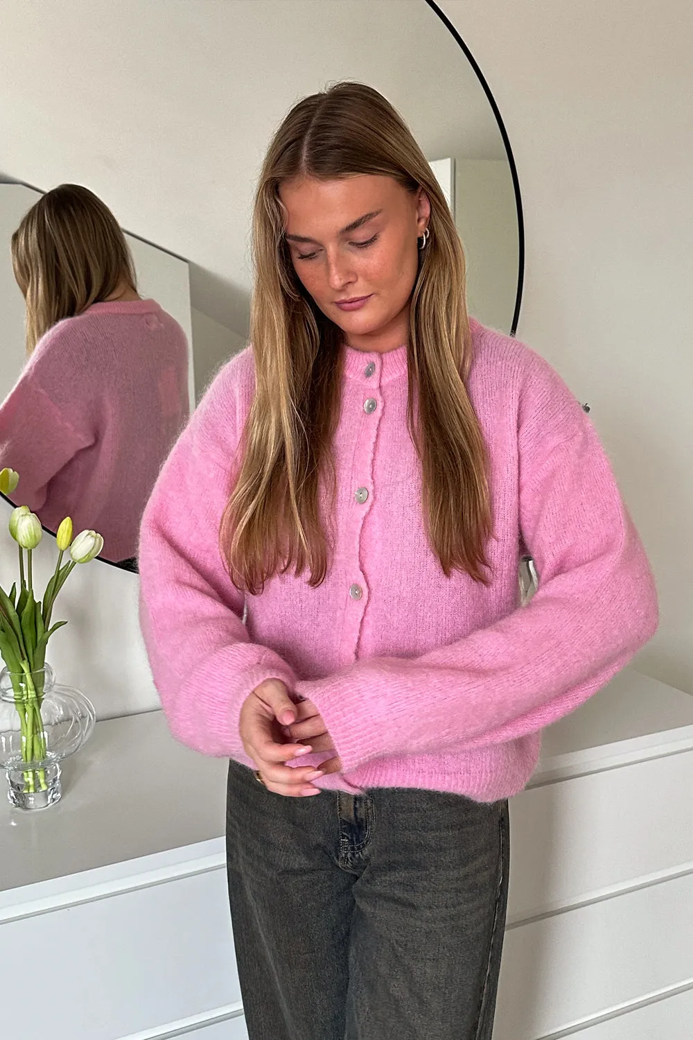 Kae Knit Cardigan Blush sold by Noella Fashion product image thumbnail 4