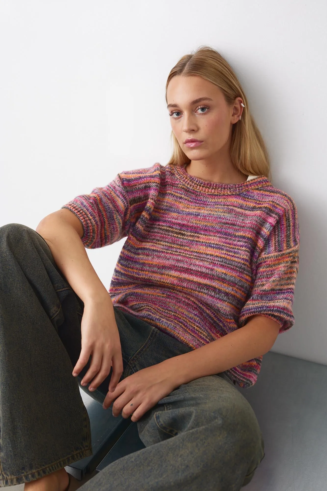 Mimi Knit Rose Combo sold by Noella Fashion