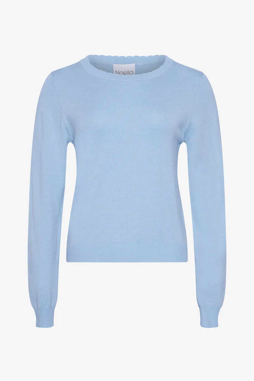 Ayla Knit Sweater Light Blue Mel. sold by Noella Fashion