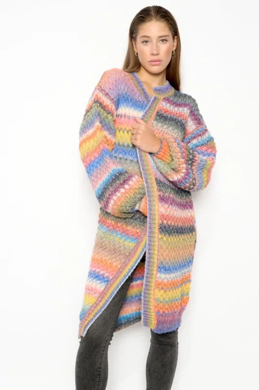 Gio Knit Cardigan Multi Mix sold by Noella Fashion