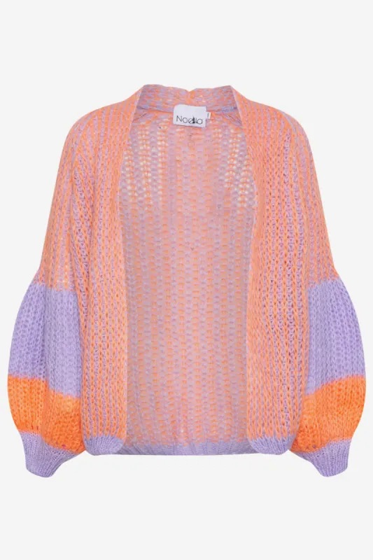 Liana Knit Cardigan Lilac/Apricot Mix sold by Noella Fashion