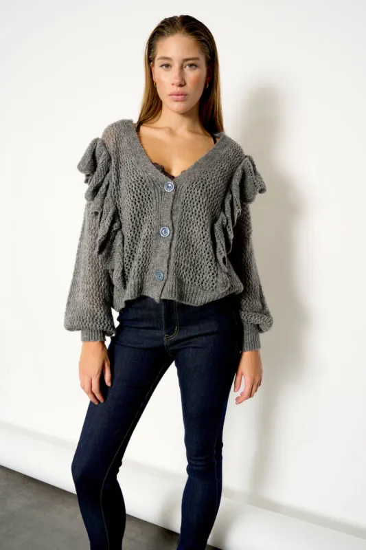 Rosa Light Grey Melange sold by Noella Fashion