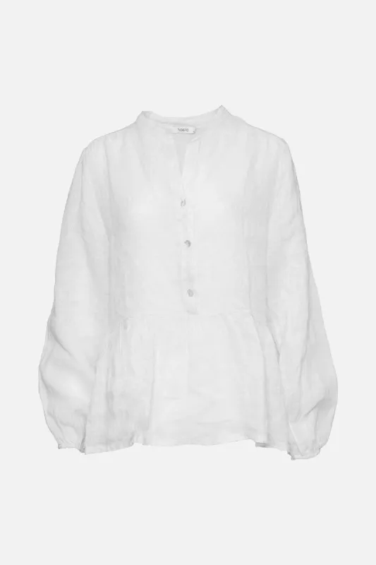 Rosi Blouse Linen White sold by Noella Fashion