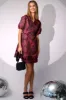 Alaska Aya Dress Red/Black sold by Noella Fashion