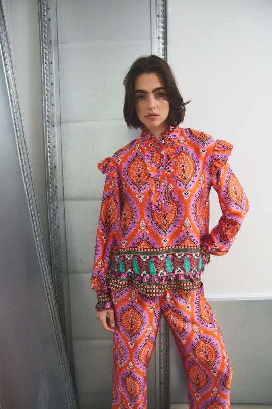 Reno Blouse Trisha Print sold by Noella Fashion