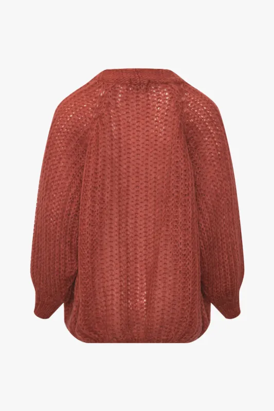 Joseph Knit Cardigan Old Rose sold by Noella Fashion