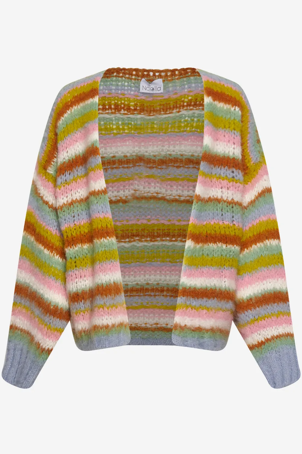 Rima Pool Knit Cardigan Light Blue/Yellow/Rose sold by Noella Fashion product image thumbnail 2