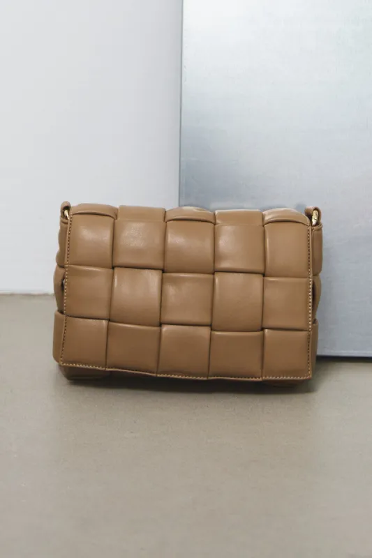 Brick Bag Taupe sold by Noella Fashion