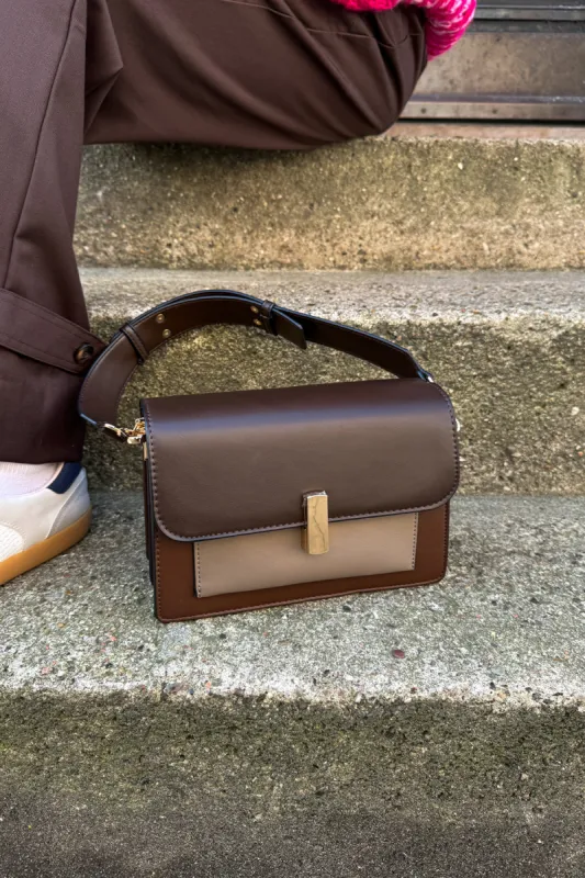 Adele Bag Brown/Taupe Mix sold by Noella Fashion