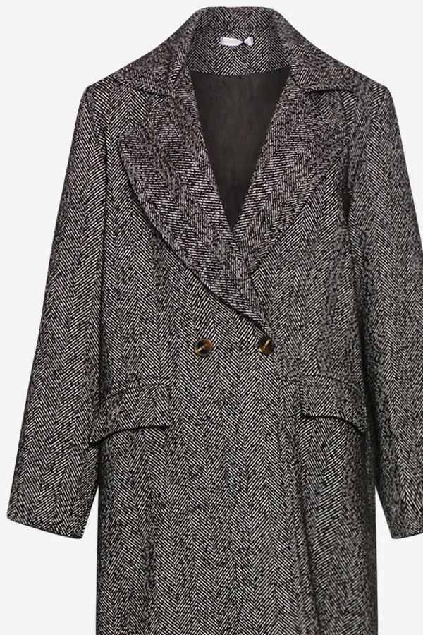Julian Coat Salt & Peber sold by Noella Fashion product image thumbnail 4