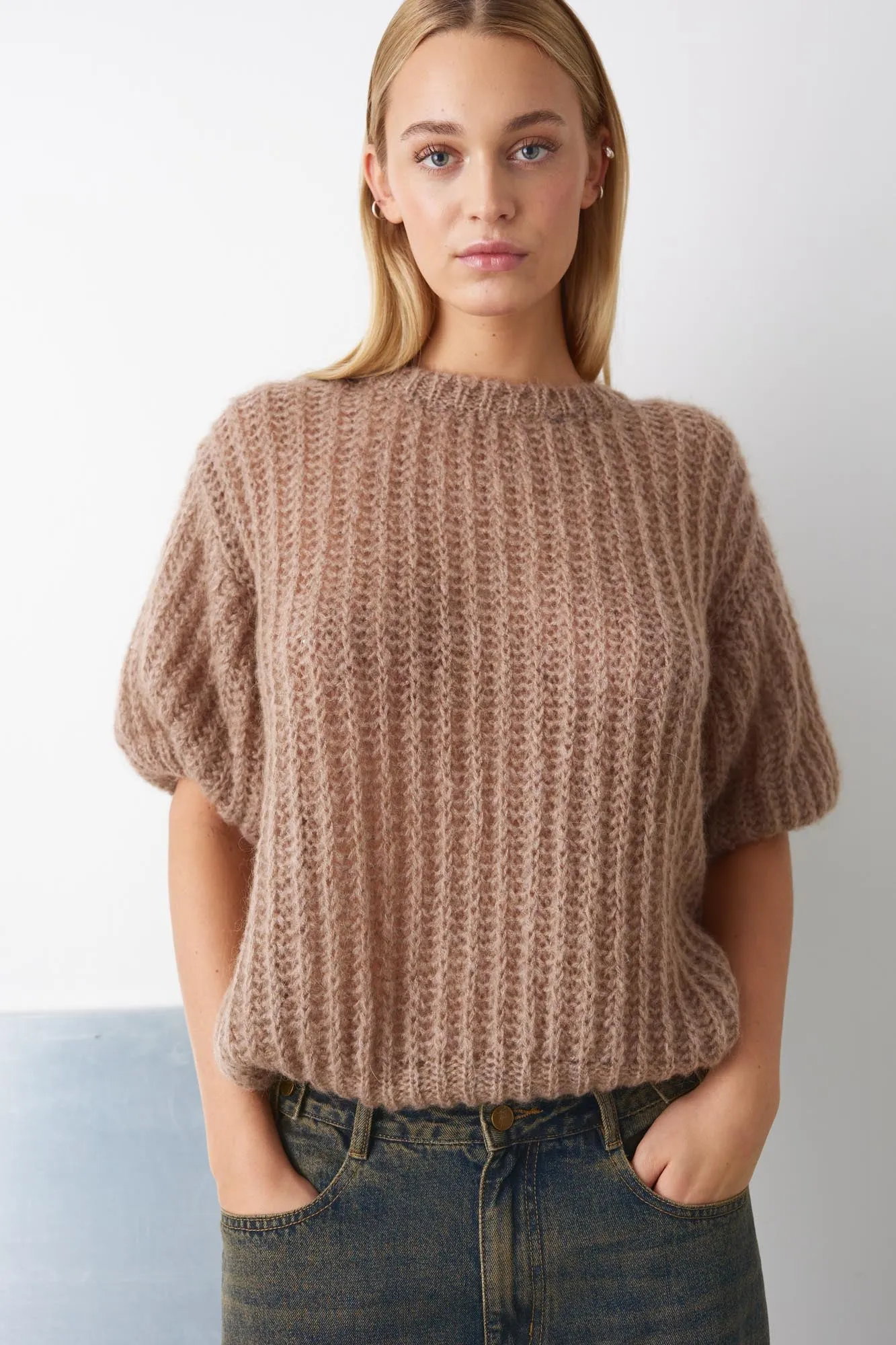 Mimi Knit Taupe sold by Noella Fashion