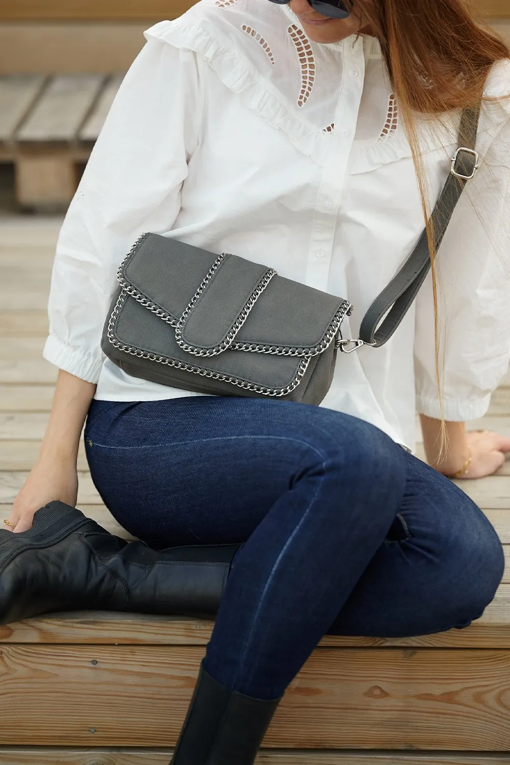 Louisa Shirt White sold by Noella Fashion product image thumbnail 3