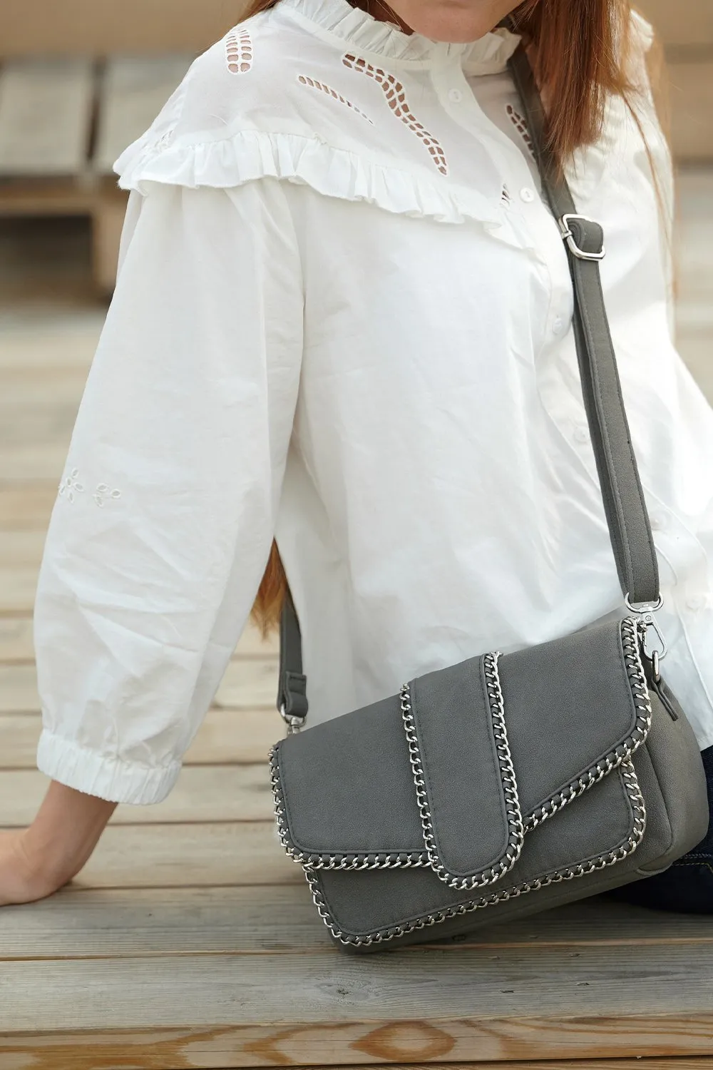 Louisa Shirt White sold by Noella Fashion product image thumbnail 2