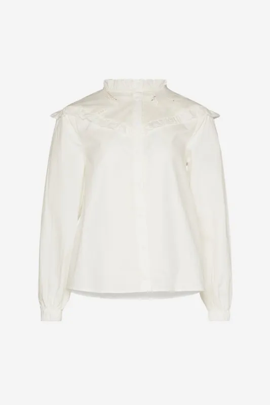 Louisa Shirt White sold by Noella Fashion