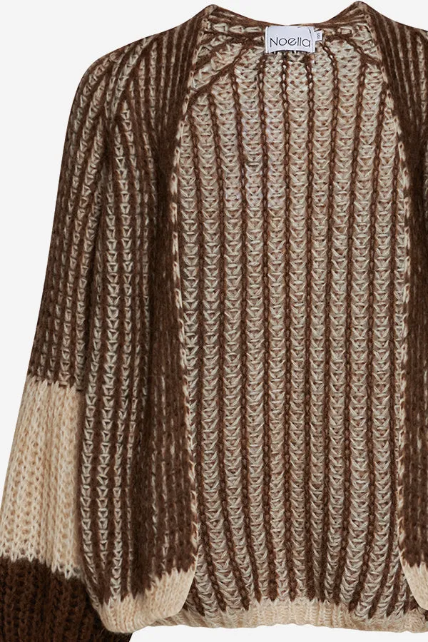 Liana Knit Cardigan Beige/brown sold by Noella Fashion product image thumbnail 5