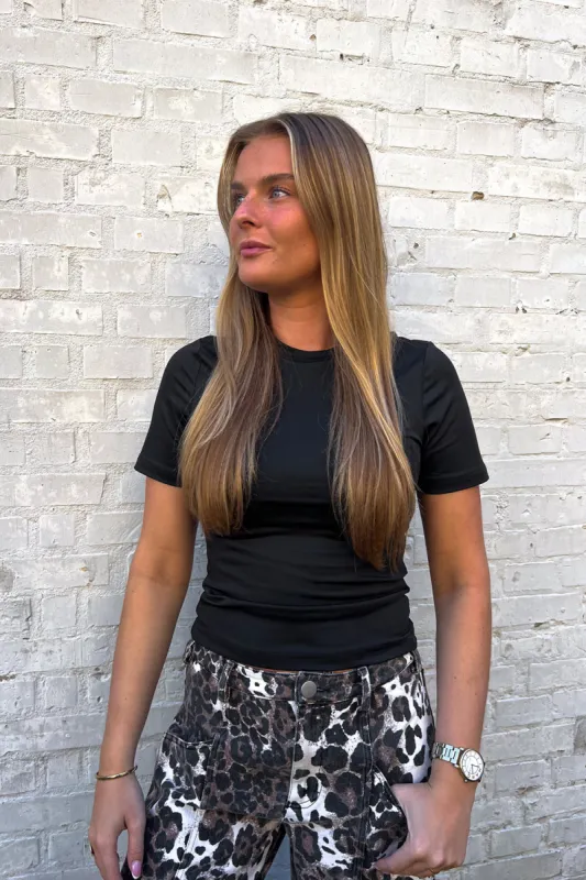 Julia T-Shirt Black sold by Noella Fashion