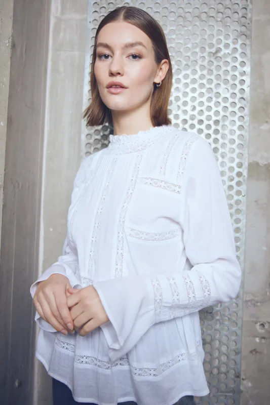 Juana Top White sold by Noella Fashion