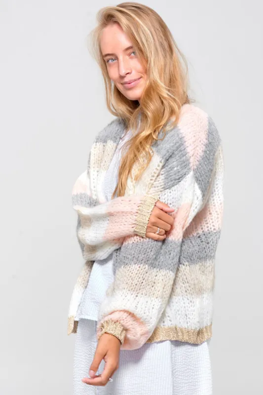 Kala Knit Cardigan Wool Summer Nature sold by Noella Fashion