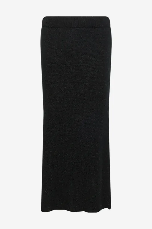 Kiana Maxi Solid Skirt Black sold by Noella Fashion