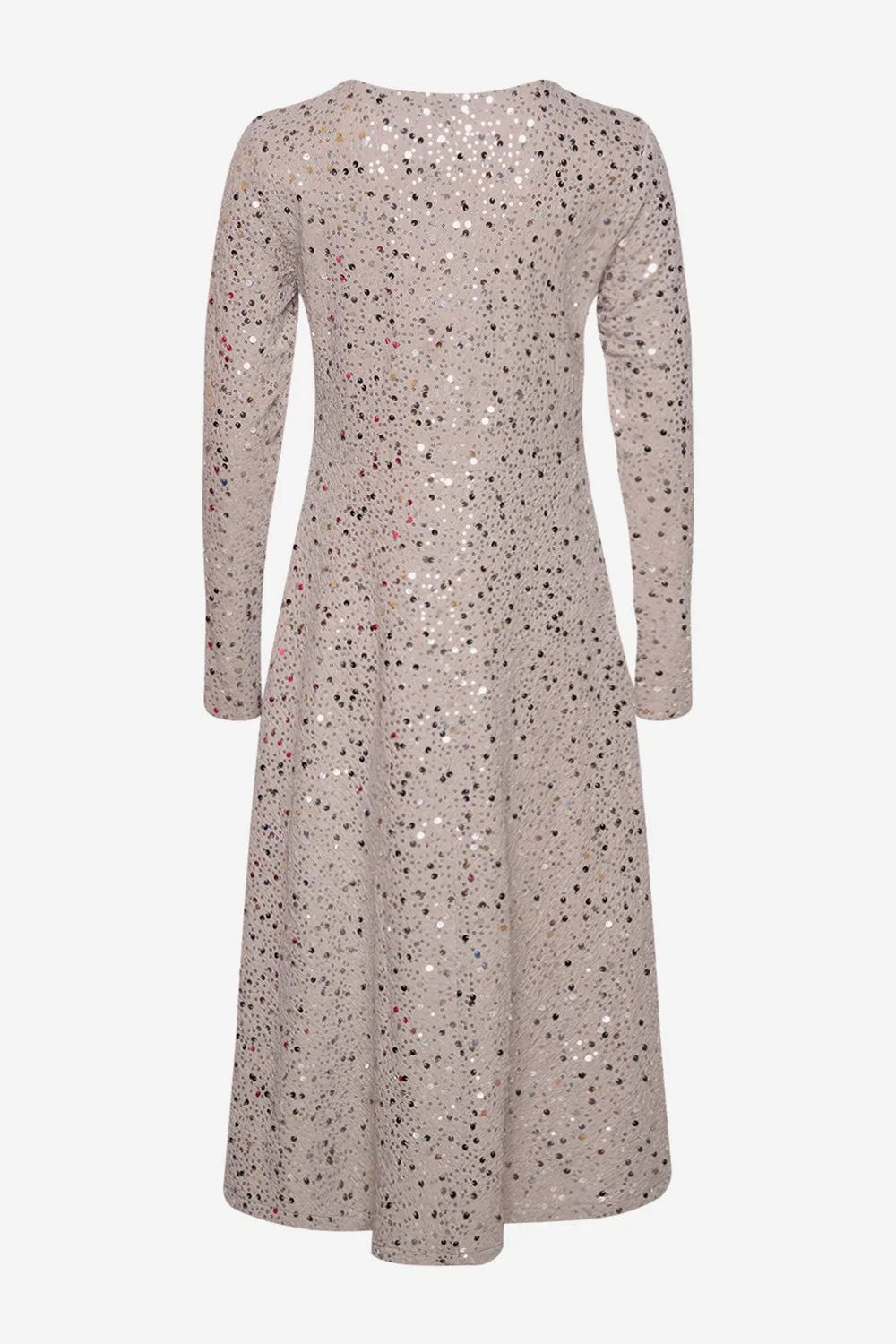 Verona Midi Dress Grey w/ Silver sold by Noella Fashion product image thumbnail 4