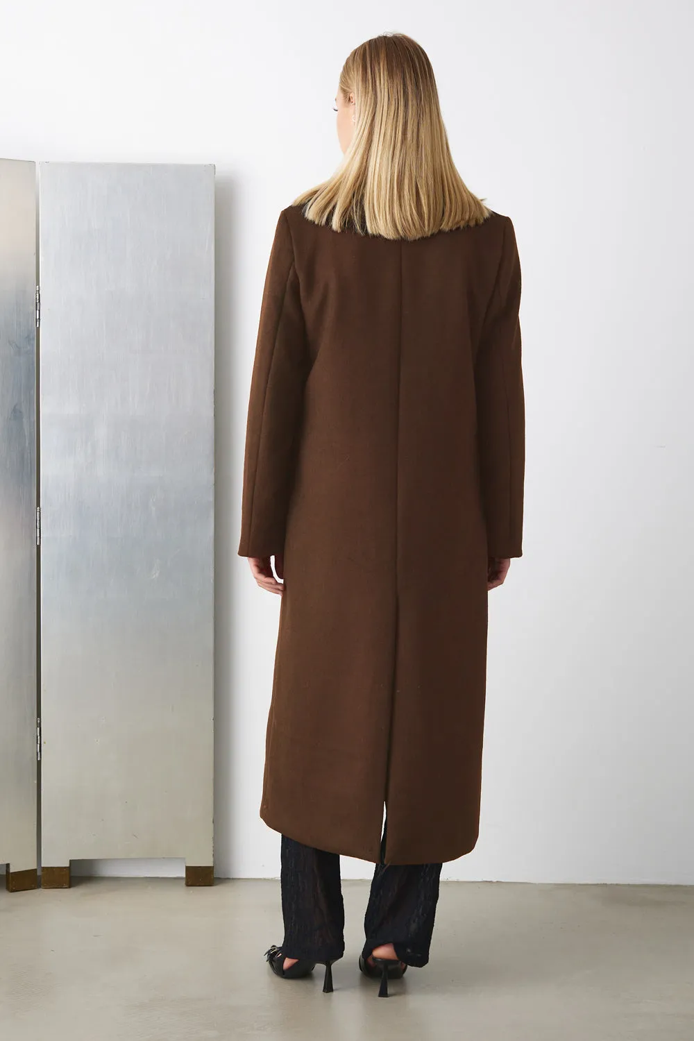 Jaci Coat Chocolate sold by Noella Fashion product image thumbnail 3