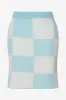 Kiana Knit Skirt Light Blue sold by Noella Fashion