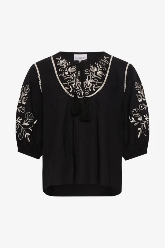 Susanna Blouse Black sold by Noella Fashion
