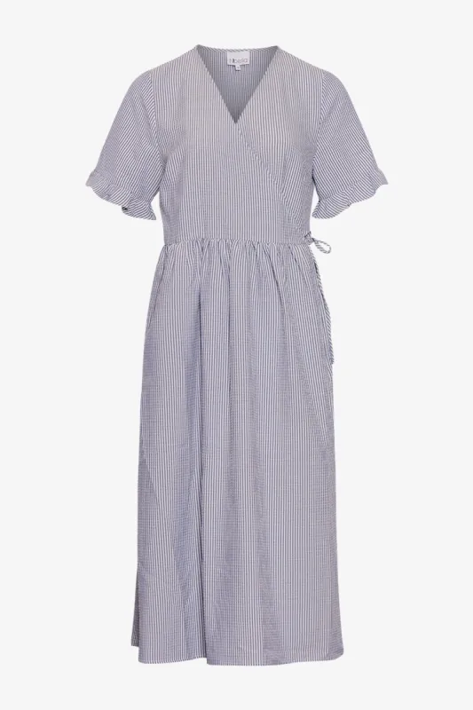 Sabine Dress Blue Stripe sold by Noella Fashion