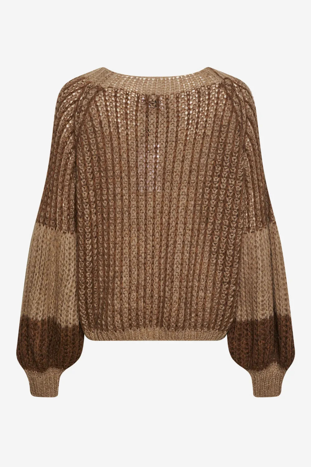 Liana Knit Cardigan Brown/Camel sold by Noella Fashion product image thumbnail 3