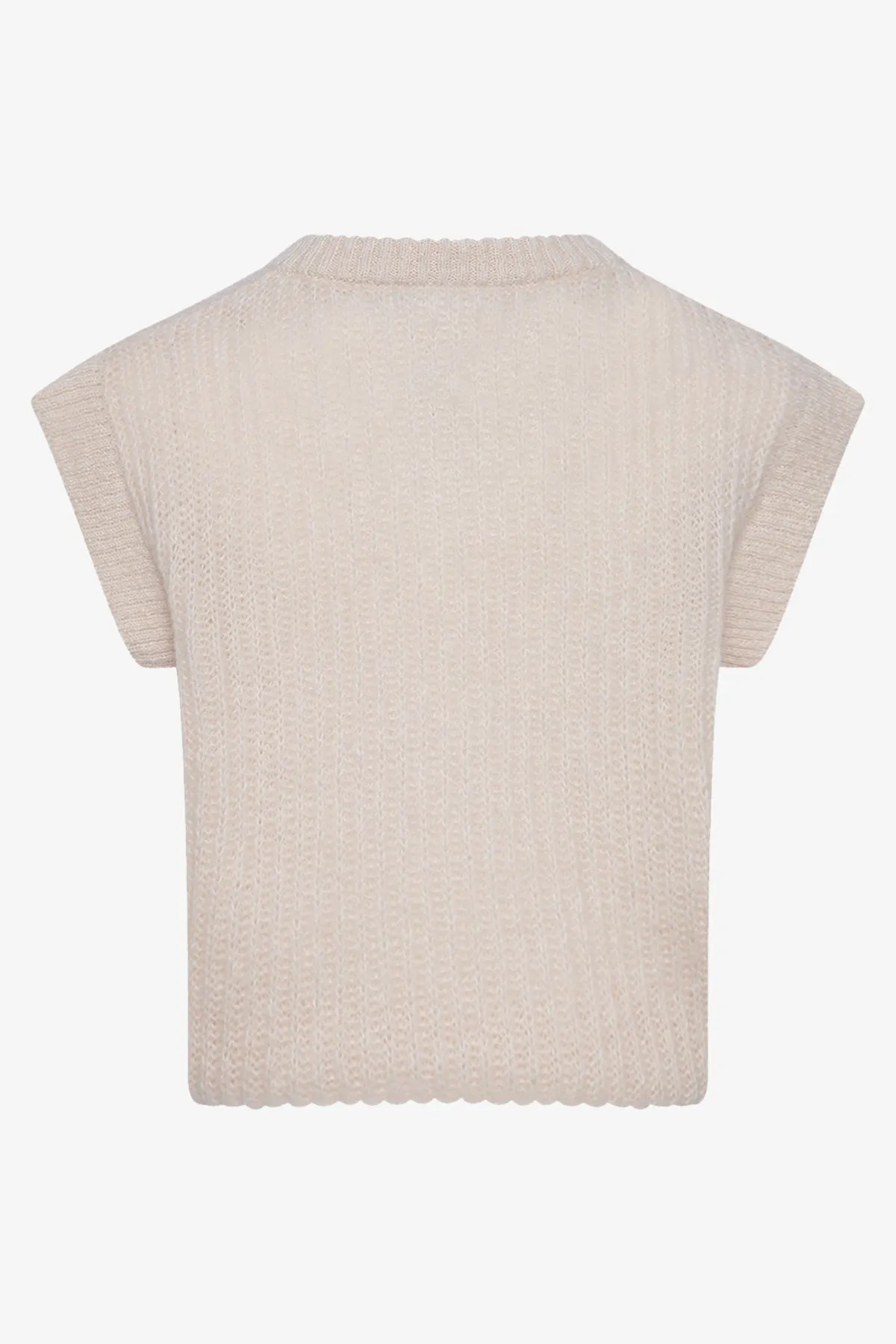 Jamie Knit Vest Oatmeal sold by Noella Fashion product image thumbnail 5