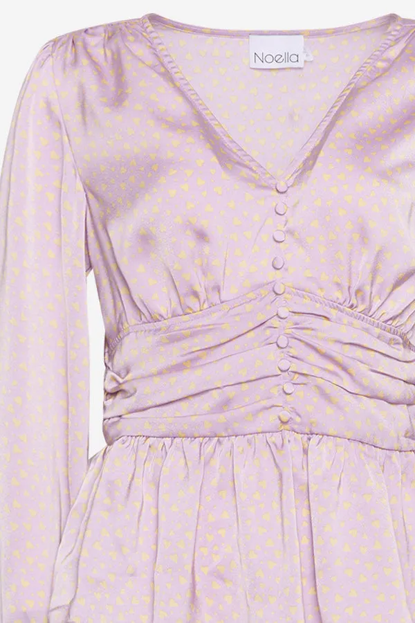 Ryder Patty Blouse Lavender Heart sold by Noella Fashion product image thumbnail 3