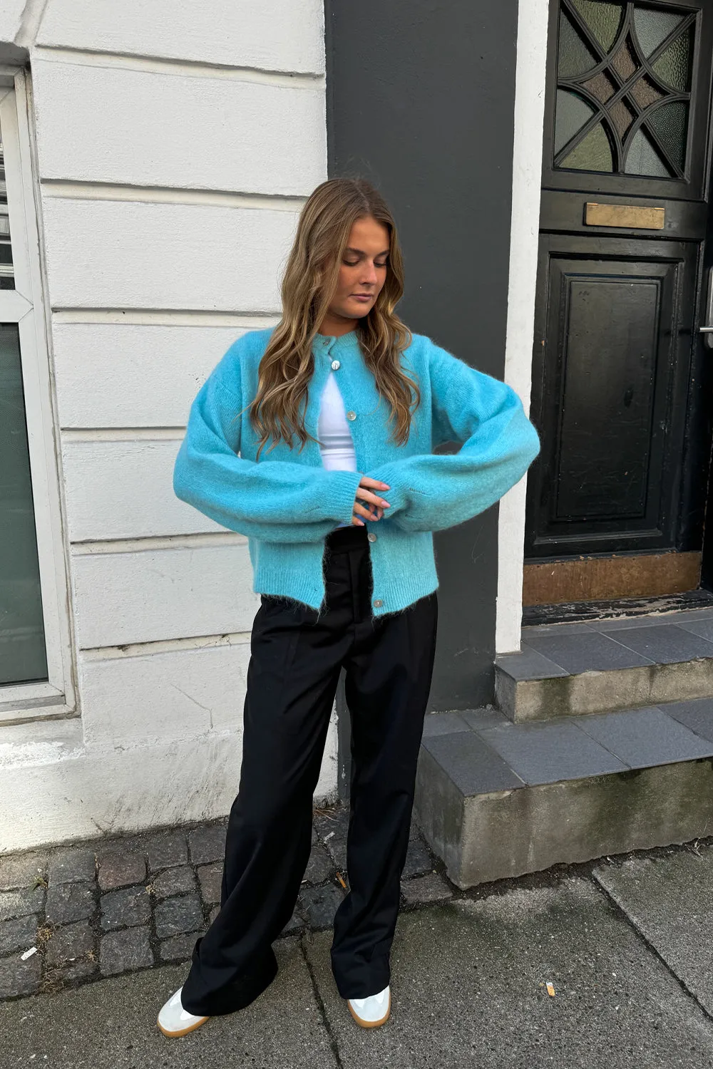 Kae Knit Cardigan Daydream Blue sold by Noella Fashion product image thumbnail 2