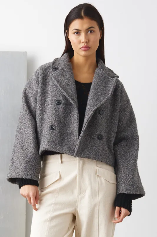 Josey Jacket Medium Grey Mel. sold by Noella Fashion