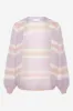 Vera Knit Cardigan Lilac/Rose/White Mix sold by Noella Fashion