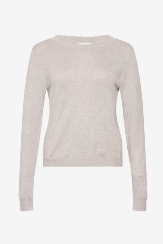Ayla Knit Sweater Grey sold by Noella Fashion
