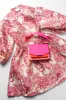 Aya Wrap Dress Pink/red Mix sold by Noella Fashion