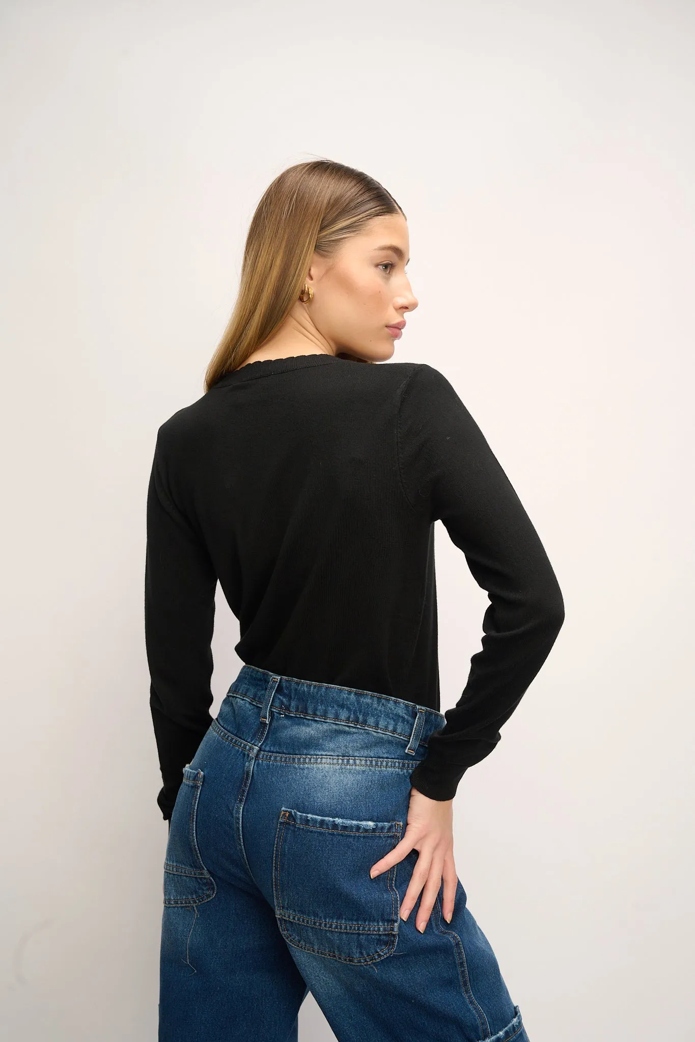 Ayla Knit Sweater Black sold by Noella Fashion product image thumbnail 3